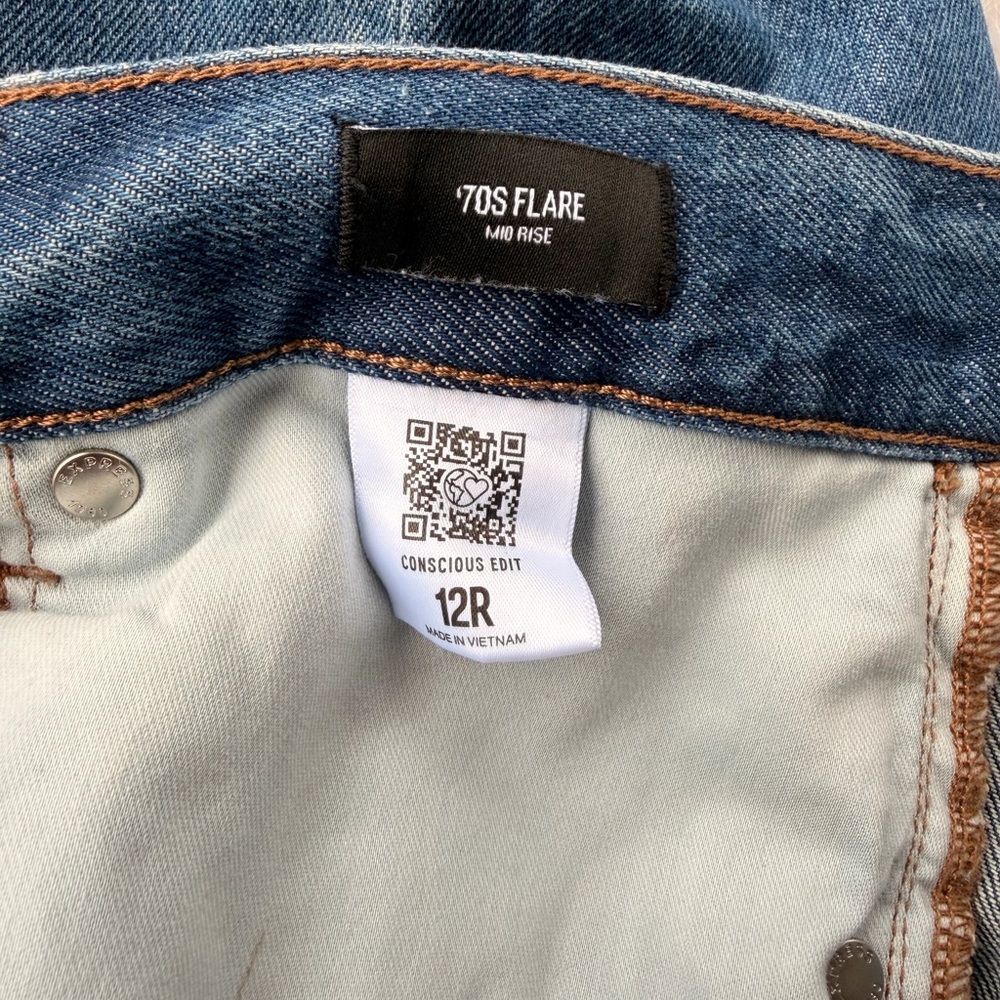 Express 70s Flare Mid Rise Jeans NWT—FREE SHIPPING - Picture 6 of 11